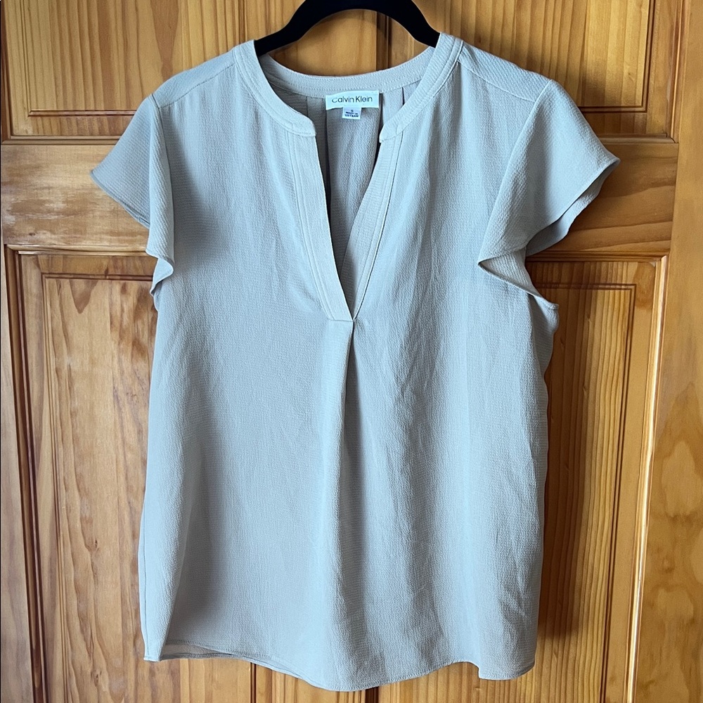 CK Women's Light Beige Blouse